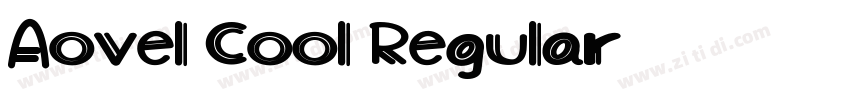 Aovel Cool Regular字体转换